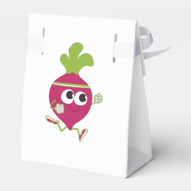 Running Beet Favour Box (Back Side)