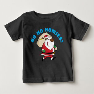 Running Black Santa Shirt