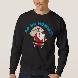 Running Black Santa Shirt