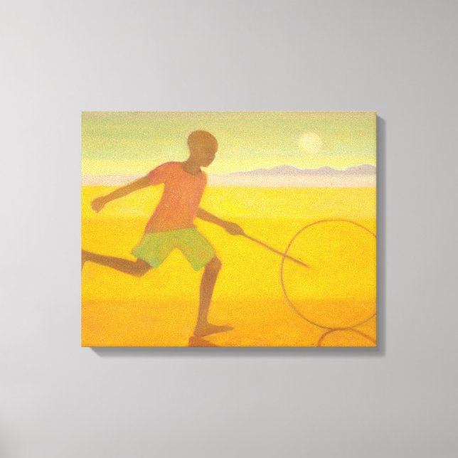 Running Boy 2010 Canvas Print (Front)