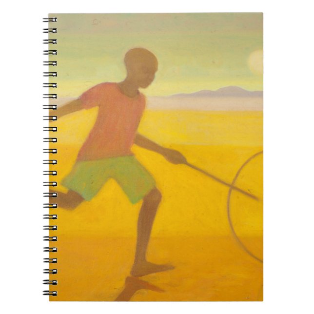 Running Boy 2010 Spiral Notebook (Front)