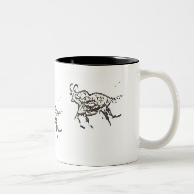 Running Bulls Two-Tone Coffee Mug (Right)