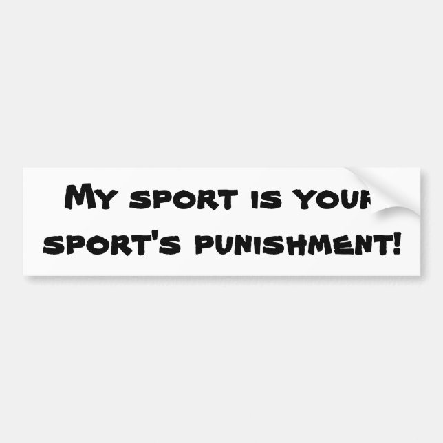 Running Bumper Sticker (Front)