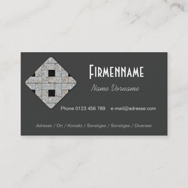 running business card (Front)