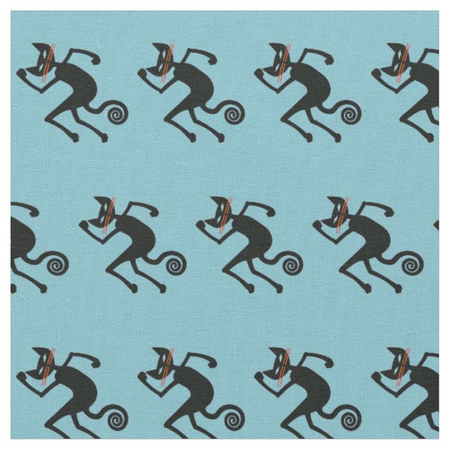 Running Cats Fabric (Close Up)