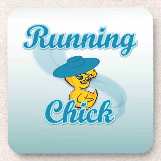Running Chick #3 Coaster (Front)