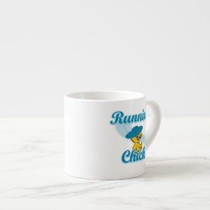 Running Chick #3 Espresso Cup