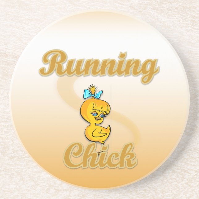 Running Chick Coaster (Front)