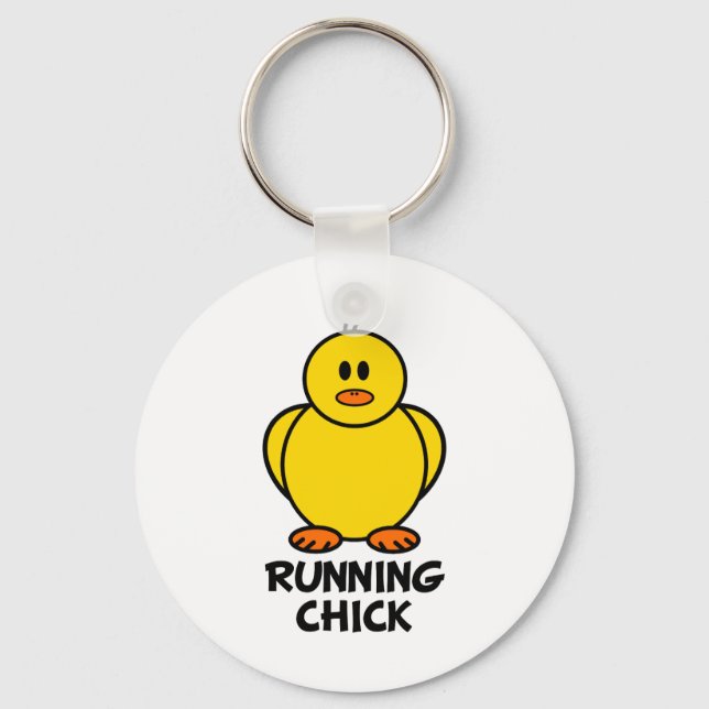 Running Chick Key Ring (Front)