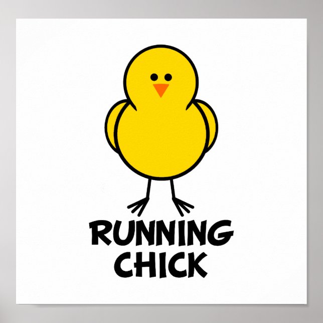 Running Chick Poster (Front)