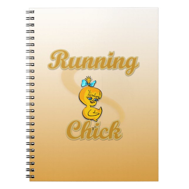 Running Chick Spiral Notebook (Front)