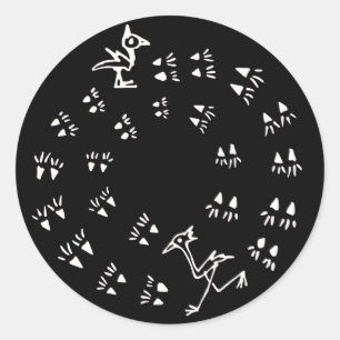 Running Classic Round Sticker