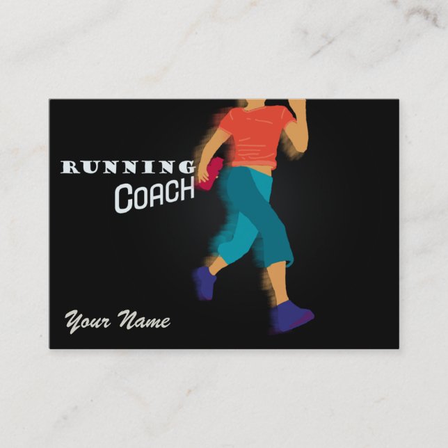 Running Coach - Business-, Schedule Card (Front)