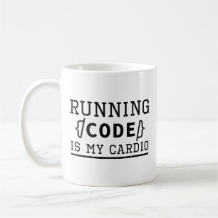 Running Code Is My Cardio Coffee Mug