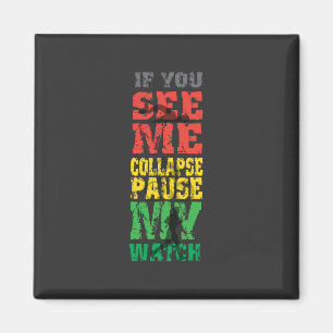 Running Cycling Gift Magnet
