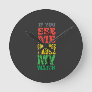 Running Cycling Gift Round Clock