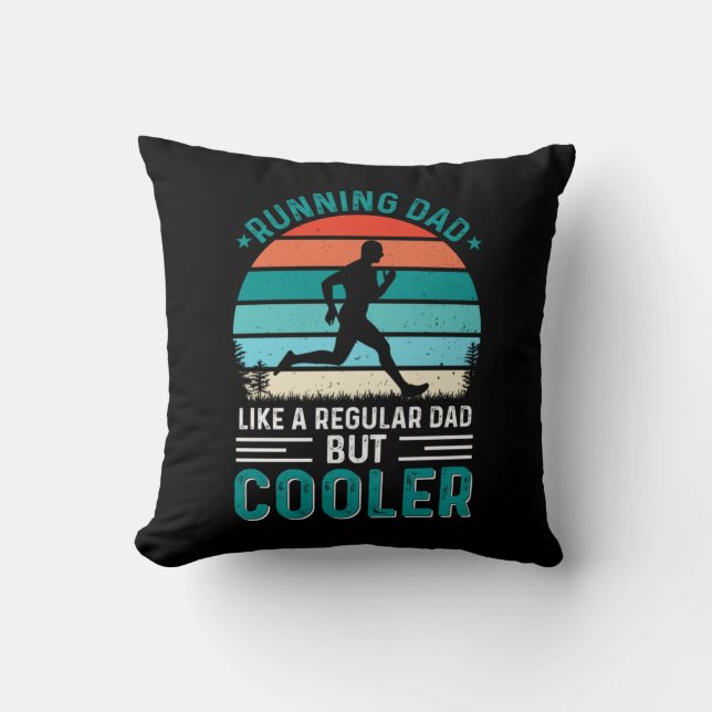 Running Dad Cushion (Front)