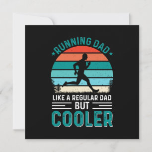 Running Dad Invitation
