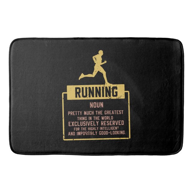 Running Definition Bath Mat (Front)