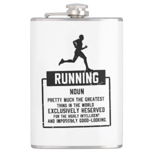Running Definition Hip Flask