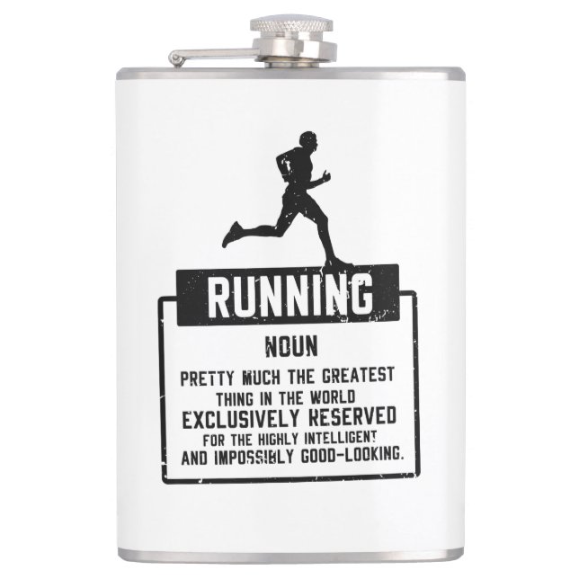 Running Definition Hip Flask (Front)