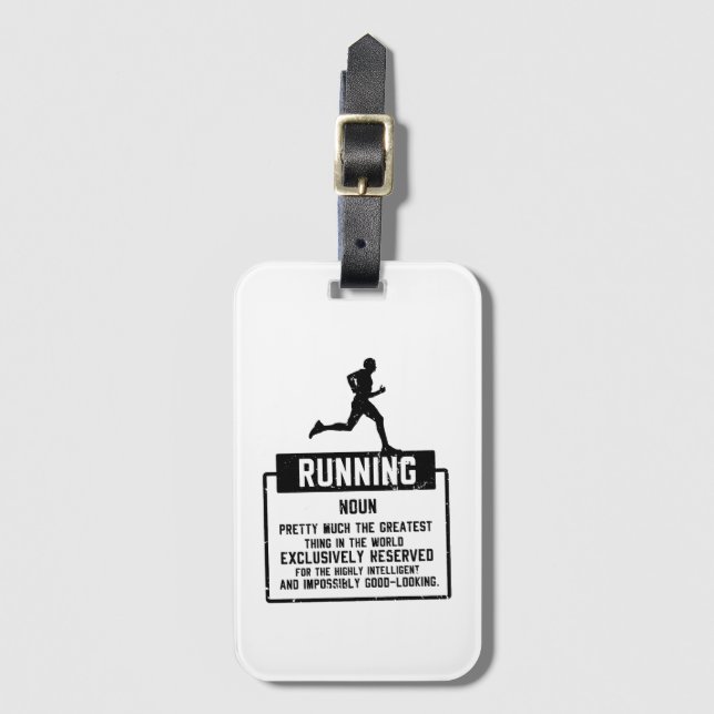 Running Definition Luggage Tag (Front Vertical)