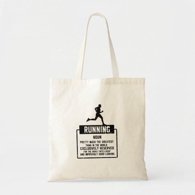 Running Definition Tote Bag (Front)