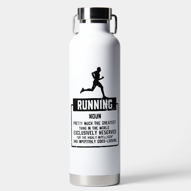 Running Definition Water Bottle (Front)