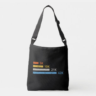 Running Distances II - 5K 10K 21K 42K Marathoner Crossbody Bag