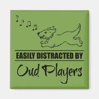 Running Dog Easily Distracted by Oud Players