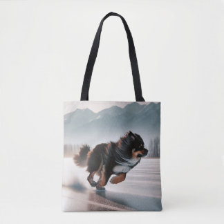 Running Dog Tote Bag