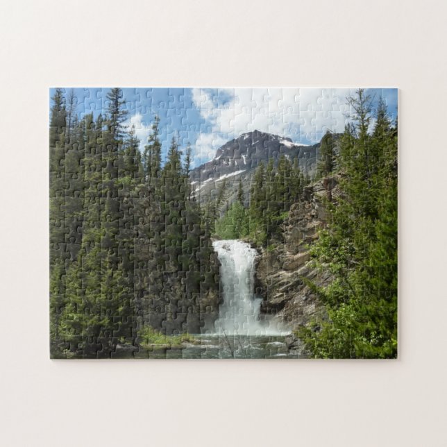 Running Eagle Falls at Glacier National Park Jigsaw Puzzle (Horizontal)
