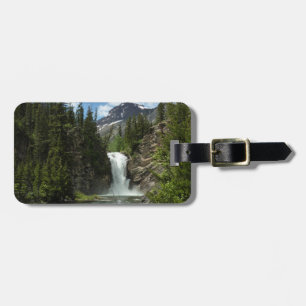 Running Eagle Falls at Glacier National Park Luggage Tag