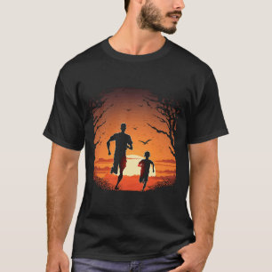 Running Exercise for Fitness Enthusiasts Father an T-Shirt
