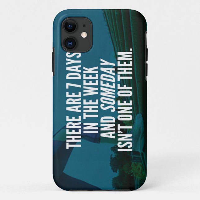 Running Exercise Motivational Words Case-Mate iPhone Case (Back)