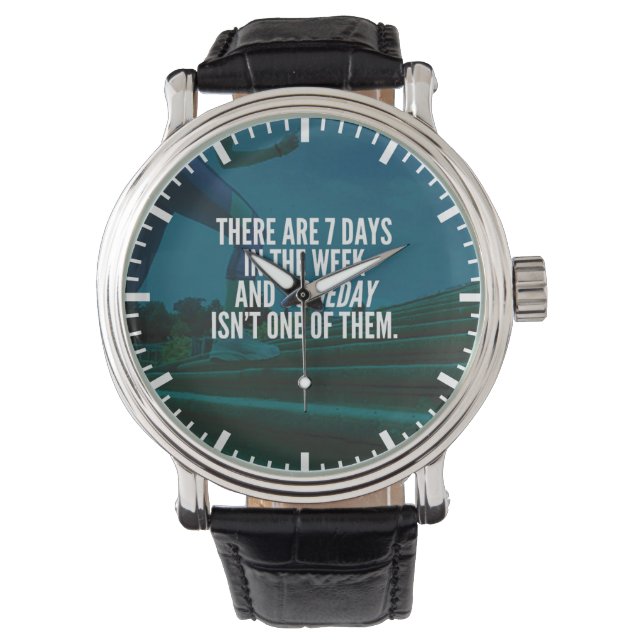 Running Exercise Motivational Words Watch (Front)