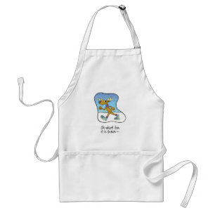 Running Exercise Reindeer Christmas Standard Apron