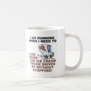 Running For Icecream Funny Mug
