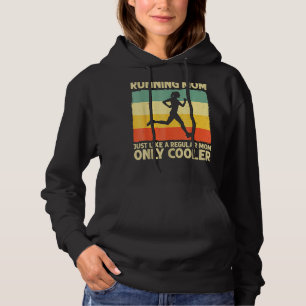 Running For Mum Marathoner Runner Coach Racing Mot Hoodie