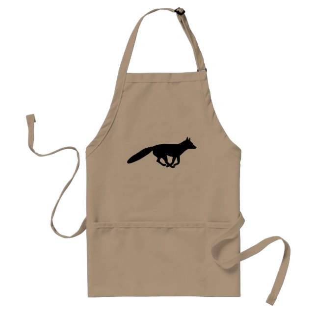 Running Fox Silhouette Standard Apron (Front)