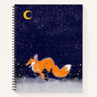 Running Fox Spiral Notebook