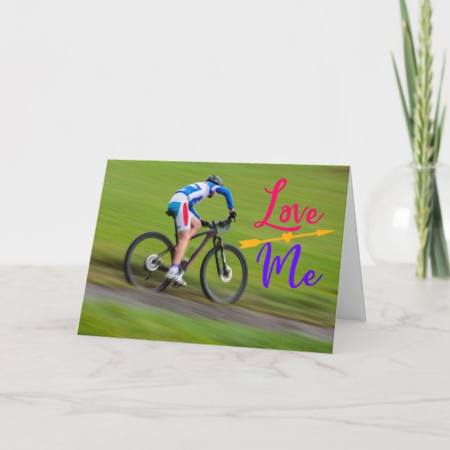 Running from Love Romance Card (Front)