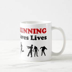 Running (from Zombies) Saves Lives mug