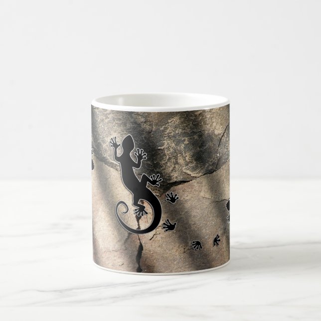 Running Gecko Coffee Mug (Center)