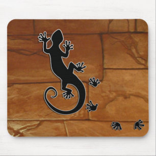 Running Gecko Mouse Pad