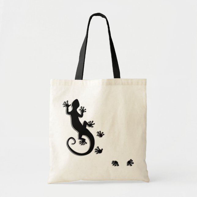 Running Gecko Tote Bag (Front)