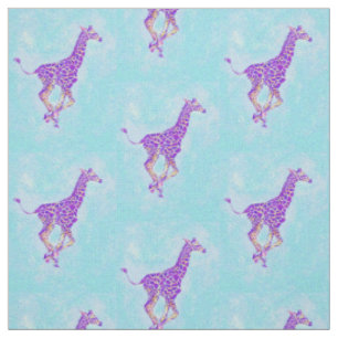 running giraffe -luci darker fabric