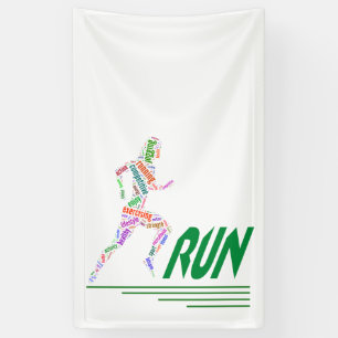Running girl banner