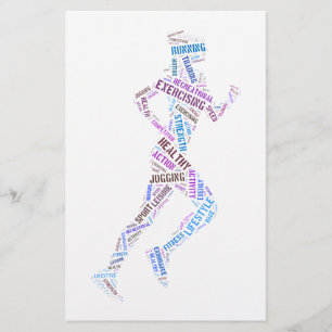 Running girl flyer
