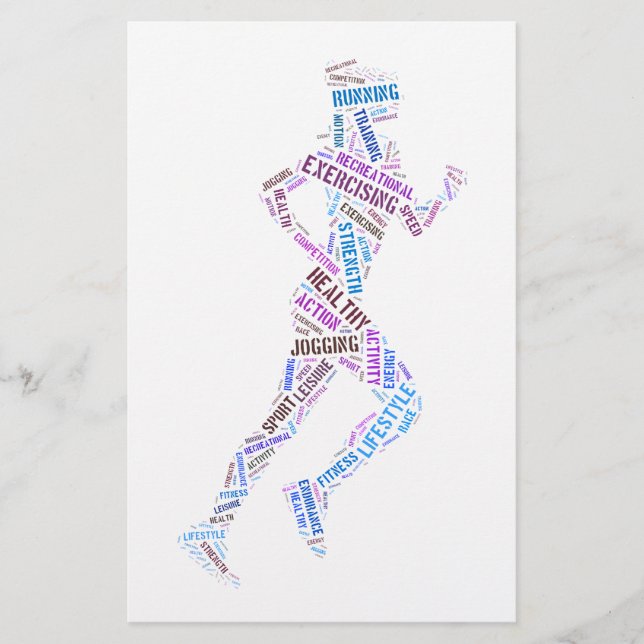 Running girl flyer (Front)